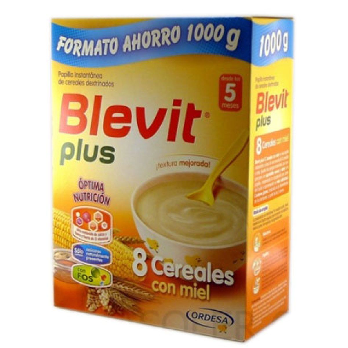 Blevit Plus 8 Cereales con Miel Ordesa 1000g Formato Ahorro