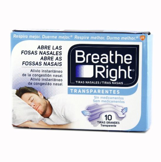 Tiras nasales Breathe rigth