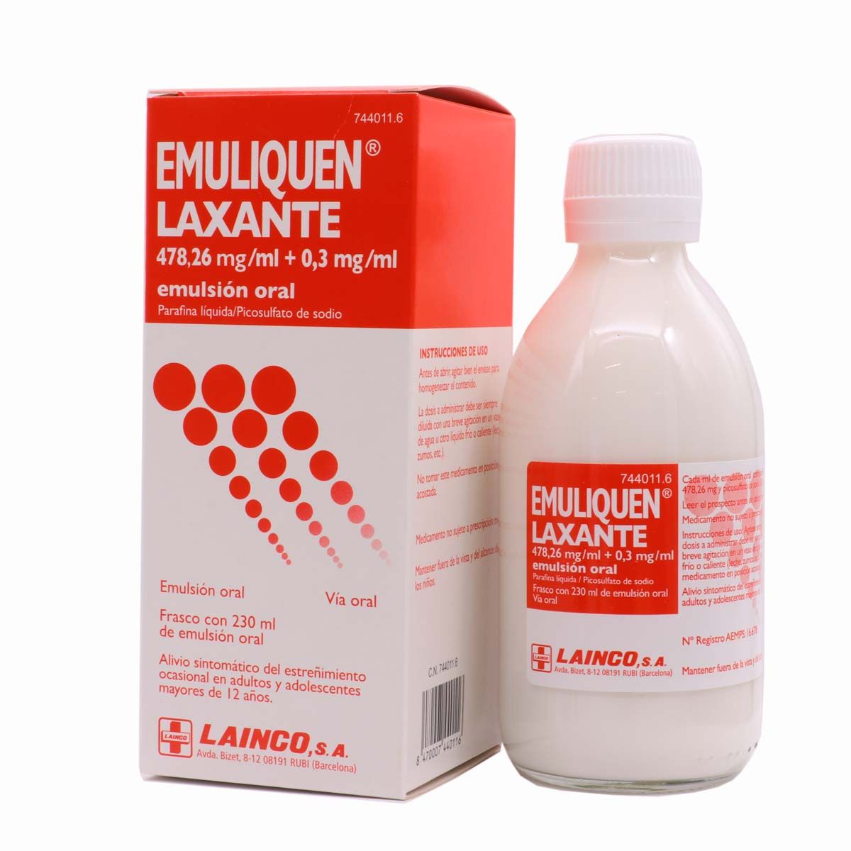 Emuliquen Laxante Emulsión Oral 230ml| Farmasoler