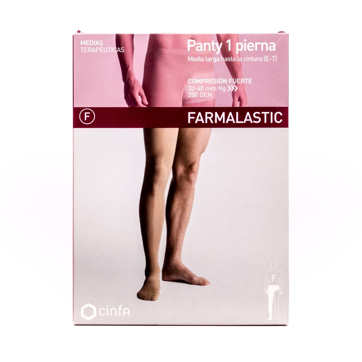 Farmalastic Panty T-Media Compresión Normal Negro