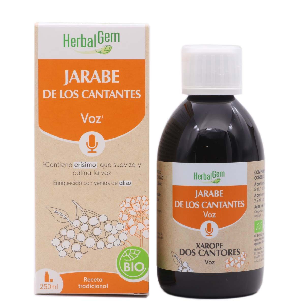 HerbalGem Jarabe de los Fumadores Bio 250ml Pranarom