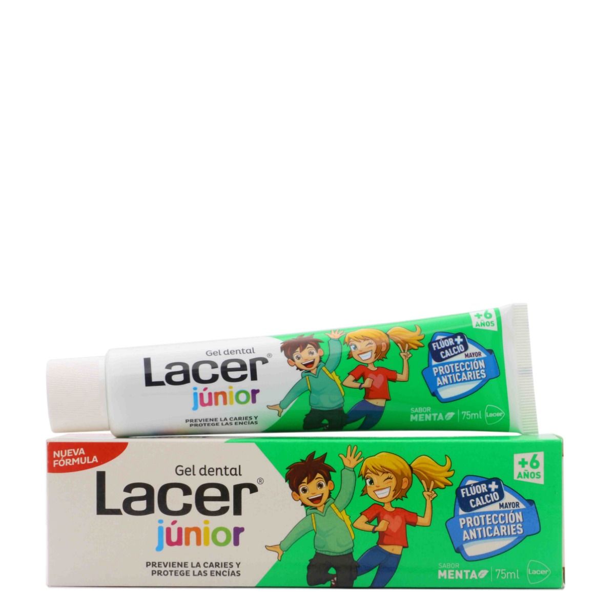 Gel Lacer Junior Menta 75 ml — Farmacia Brustenga