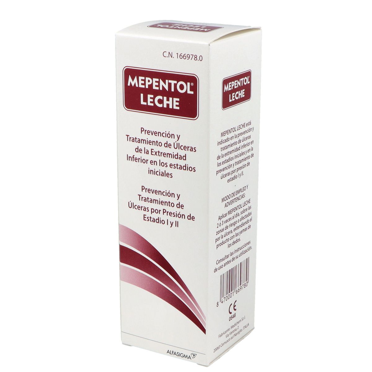 Mepentol - Leche Pulverizador para Prevención de Úlceras, 20 ml :  : Beauty