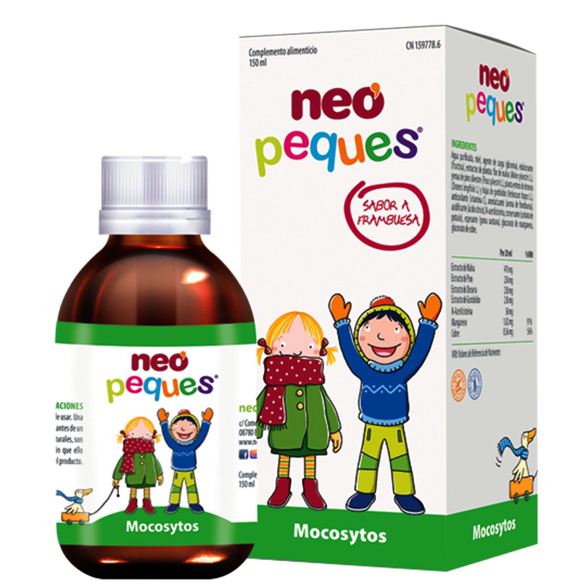 Neo Peques Mocosytos 150ml Neovital Health