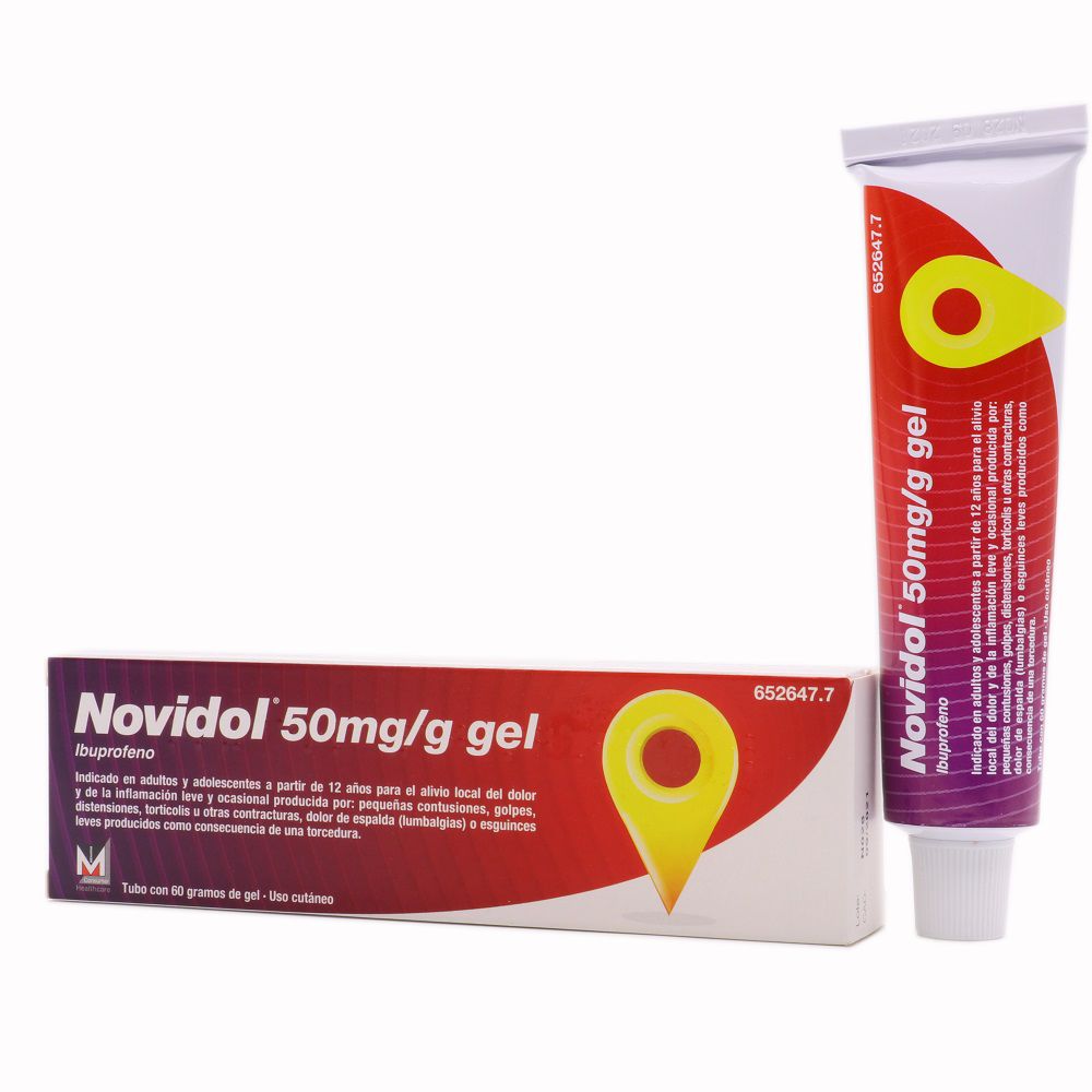 Novidol 50 mg/g gel 60 gramos FarmaSoler