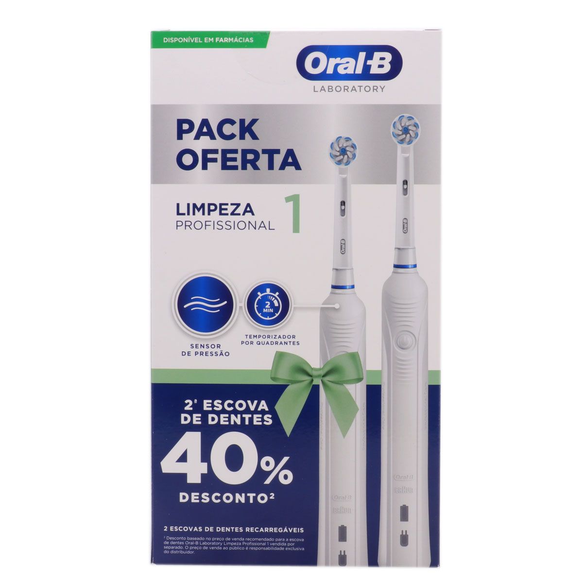 ORAL-B Pack Regalo Limpieza Profesional Cepillos Dentales Recargables  Eléctricos 2 unidades