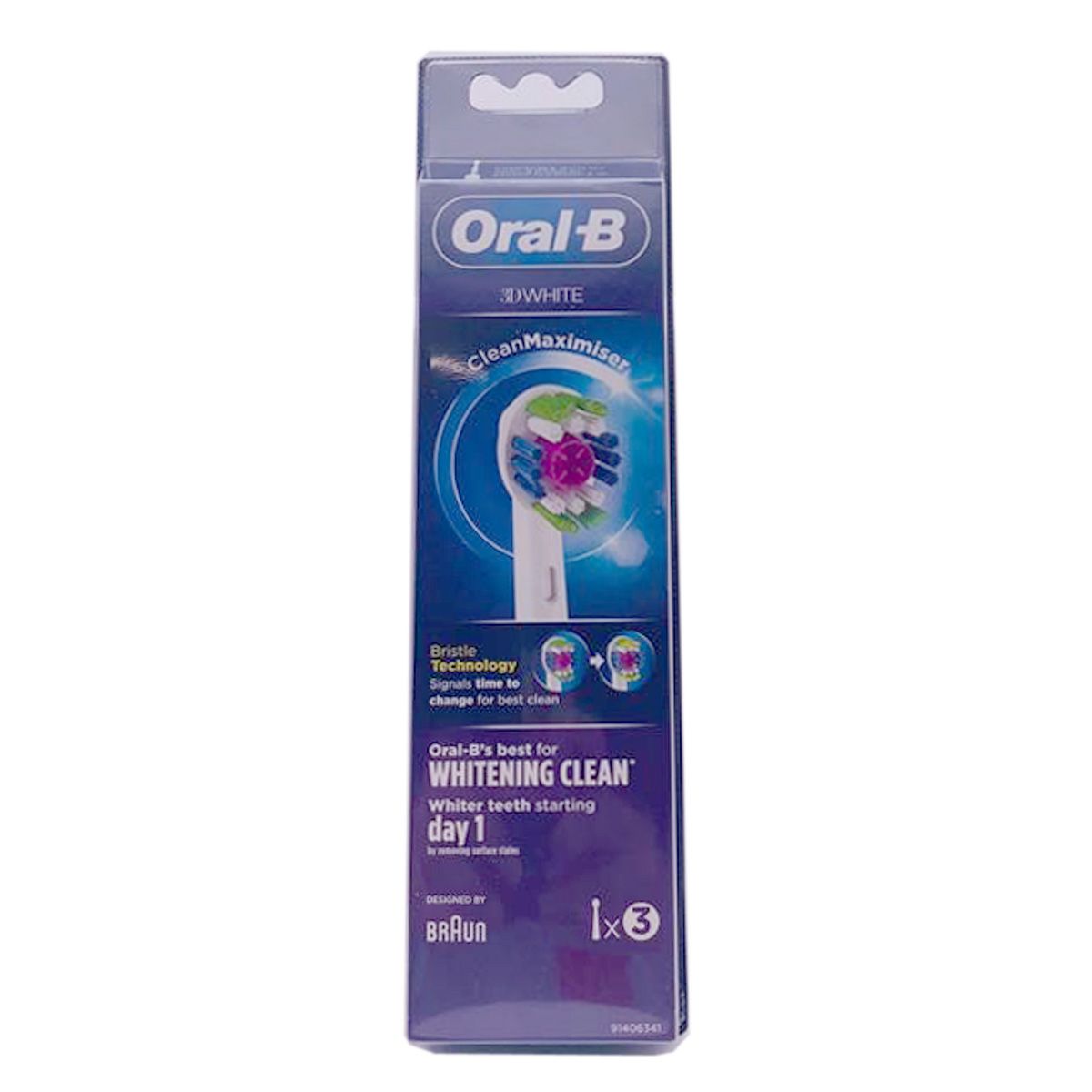 Oral B Recambio 3D White para Cepillo El ctrico 3 Cabezales