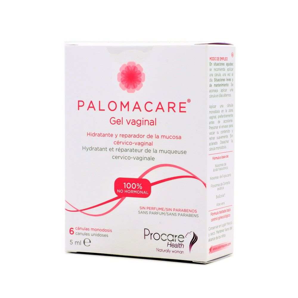 Palomacare Gel Vaginal 6 Cnulas Monodosis Procare| FarmaSoler