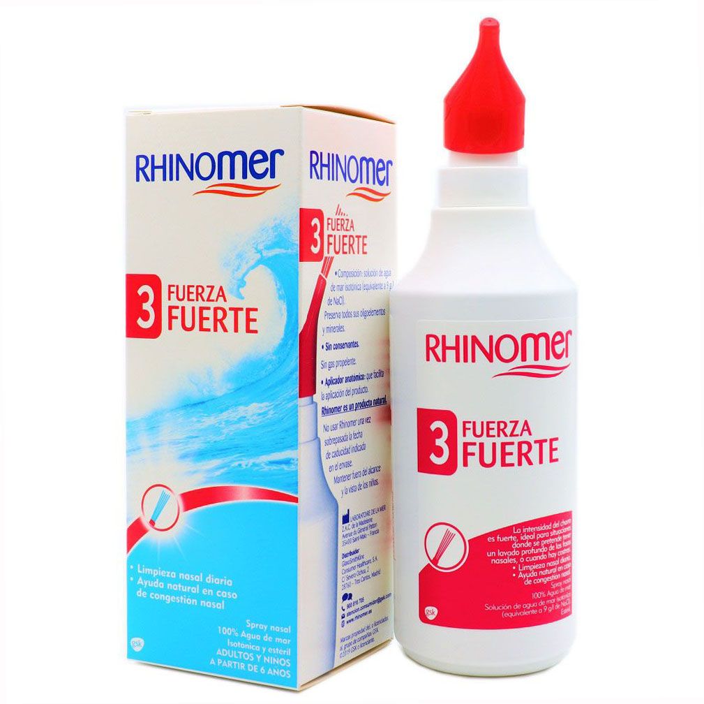 Rhinomer Limpieza Nasal 2 Fuerza Media 135 + 45 ml