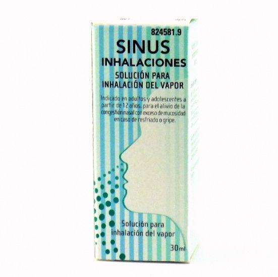 SINUS INHALACIONES SOLUCION PARA INHALACION 1 FRASCO 30 ML - Farmacia del  Pilar
