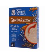 Gerber Cereales Crema de Arroz Sin Gluten Estuche 250 g Nestlé