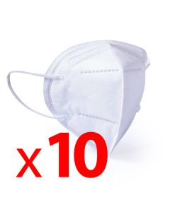 Mascarilla FFP2 Blanca Pack 10 Mascarillas