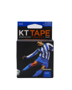 Kt tape Cinta Kinesiológica Terapéutica Azul 20 Tiras Precortadas