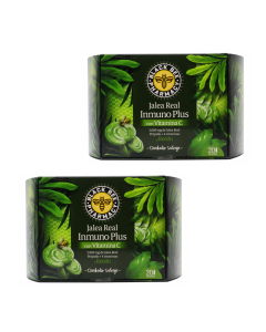 Black Bee Jalea Real Inmuno Plus con Vitamina C y Reishi 20 + 20 Ampollas Duplo