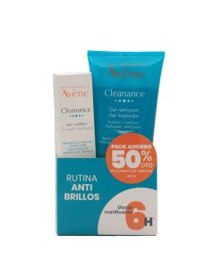 Avene Cleanance Pack Cuidado Matificante 40ml+Gel Limpiador 200ml     