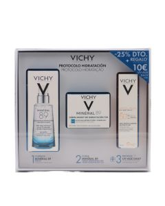 Vichy Protocolo Hidratación Pack Mineral 89 + Capital Soleil