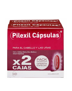Pilexil Cápsulas Cabello y Uñas 100 x 2 Cajas Duplo