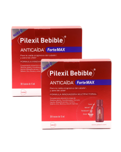 Pilexil Forte Max Bebible Duplo 60 Frascos