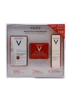 Vichy Protocolo Antiarrugas Pack Liftactiv Retinol + Capital Soleil