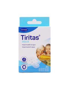 Tiritas Aqua 20 Unidades 3 Tamaños