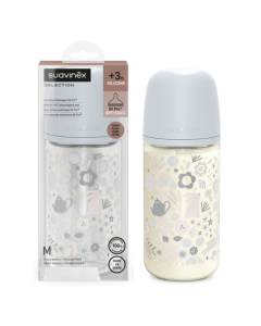 Suavinex Biberón Tetina Silicona SX Pro 270ml +3m