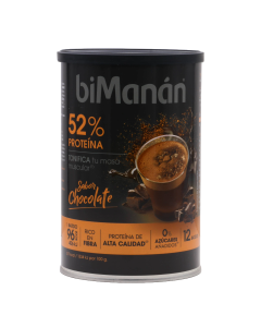 BiManan Batido Proteína 52% Chocolate 360g 12 Batidos