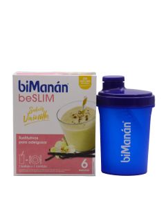 BiManan Sustitutive Batido Sabor Vainilla 6 Batidos