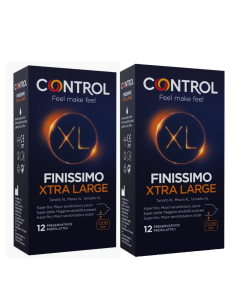 Control Finíssimo XL 12+12 Preservativos Pack Mega Ahorro