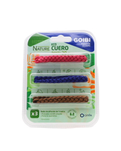 Goibi Nature Pulsera de Citronella Eco Cuero 3 unidades