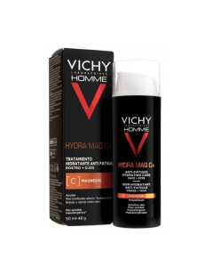 Vichy Homme Hydra Mag C+ Tratamiento Hidratante Anti Fatiga Rostro