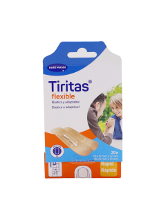 Tiritas Flexible Rapid 20 unidades