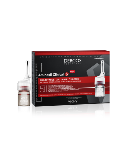 Vichy Dercos Aminexil Clinical 5 Hombre Anticaída 21 Ampollas Monodosis 30%Dto