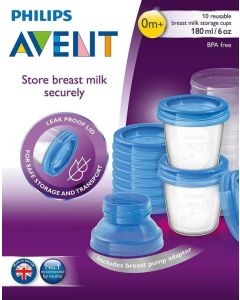 Philips Avent Recipientes Leche Materna 10 Vasos