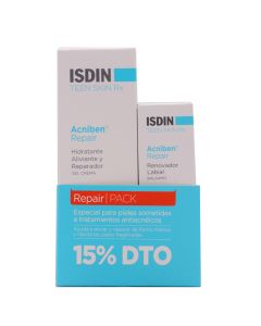 Acniben Repair Hidratante Gel Crema 40ml + Renovador Labial  Pack