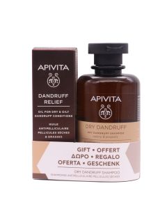 Apivita Aceite Anticaspa Calmante Dandruff + Champú Anticaspa Seca Regalo