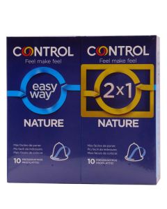 Control Nature Easy Way 10 + 10 Preservativos 2 x 1 Pack