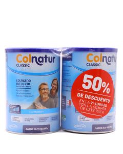 Colnatur Classic Colágeno Natural Sabor Muy Neutro 300g x 2 Pack+Crema de Regalo