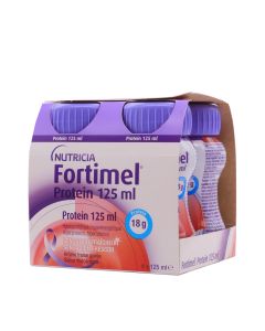 Fortimel Protein Sensación Frescor Sabor Frutos Rojos 125ml x 4 Botellas Nutricia