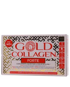 Gold Collagen Forte Edad 40+ 50ml x10 Frascos Minerva
