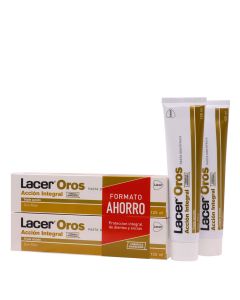 Lacer Oros Pasta Dentifrica 125ml x 2 Formato Ahorro