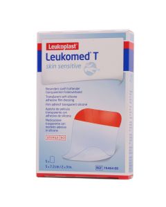 Leukoplast Leukomed T Skin Sensitive 5 Apósitos 5cm x 7,2cm