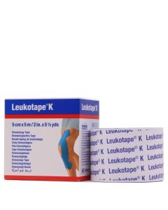 LeuKotape K Cinta Kinesiológica Azul 5cm x 5m