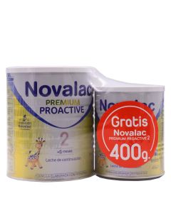 Novalac Premium Proactive 2 800g + 400g Gratis Pack Promocional