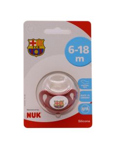 Nuk FC Barcelona Chupete Silicona 6-18M