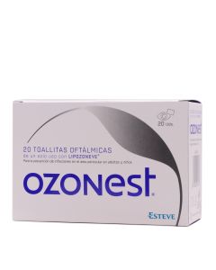 Ozonest 20 Toallitas Oftálmicas con Lipozoneye