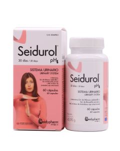 Seidurol pH Sistema Urinario 60 Cápsulas Seidypharm