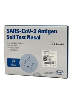 Test Nasal Antígenos COVID 19 5 Tests Kit Roche