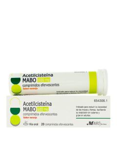 Acetilcisteina Mabo 600mg 20 Comprimidos Efervescentes