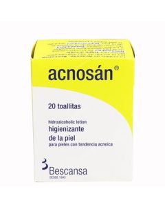 Acnosan Toallitas Bescansa 20 Toallitas Acné