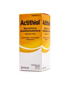 Actithiol Mucolítico Antihistamínico Solución Oral 200ml